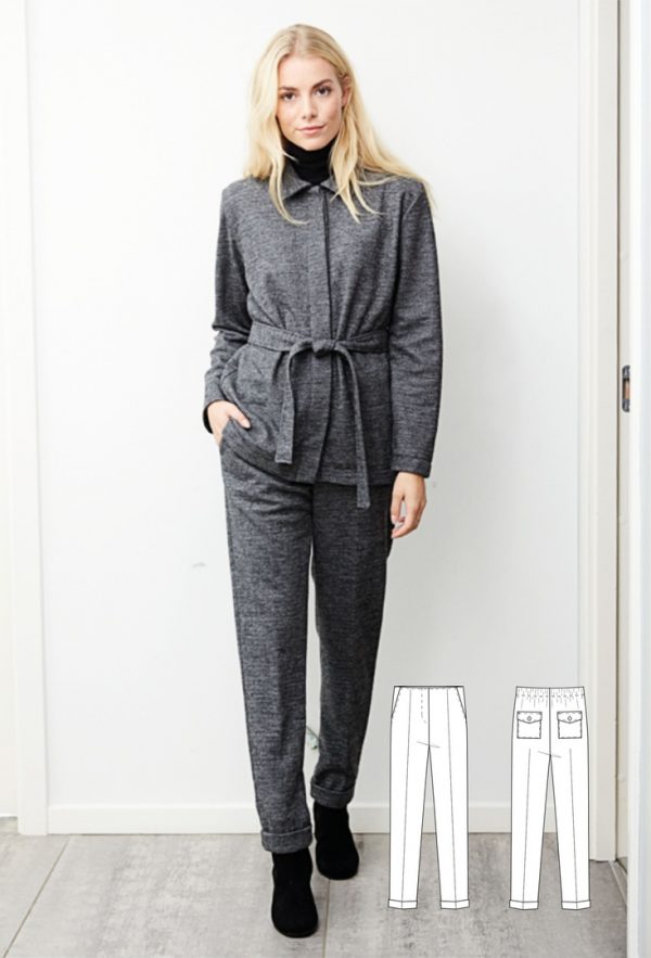 Pattern Of Women's Trousers - Free Sewing Pattern (Sizes 36-46 Eur