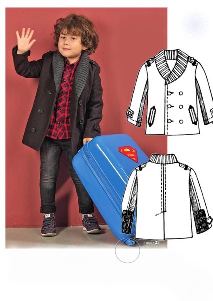 Boys Jacket - Free Sewing Pattern (Sizes 4-7 Years)