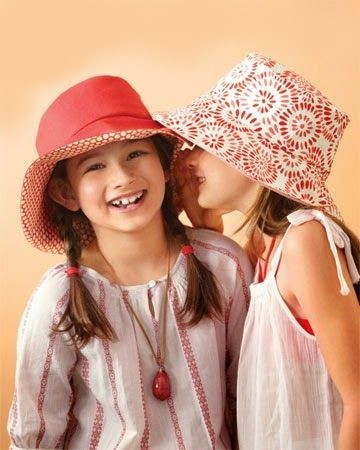 Wide Brim Panama Hat For Girls - Free Sewing Pattern