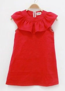 Dress With Flounce - Free Sewing Pattern (Sizes 4-5 Years)