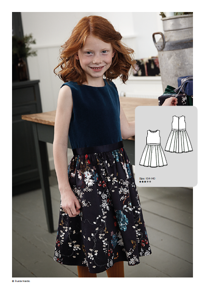 Girl Dress - Free Sewing Pattern (Sizes 4-10 Years)