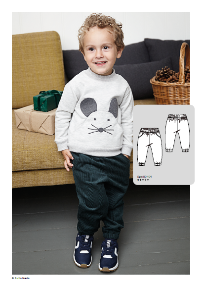 Toddlers Pants - Free Sewing Pattern (Sizes 1-4 Years)