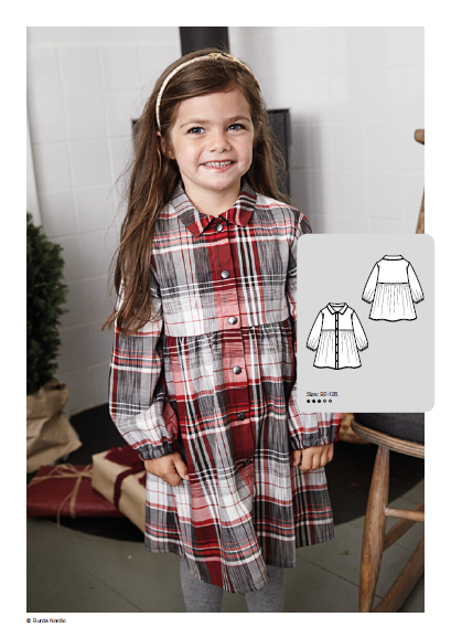 Girls Dress - Free Sewing Pattern (Sizes 1-8 Years)