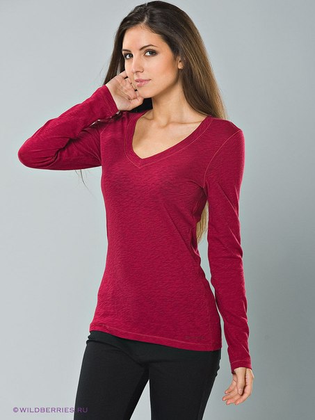 Long Sleeve V Neck T-Shirt - Free Sewing Pattern (Sizes36-52 Eur)