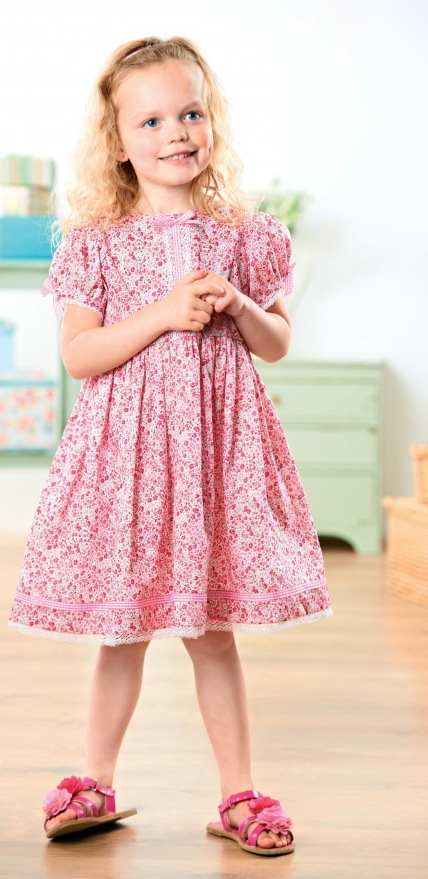 Young Girl’s Liberty Party Dresses - Free Sewing Pattern (Sizes 3-6 Years)