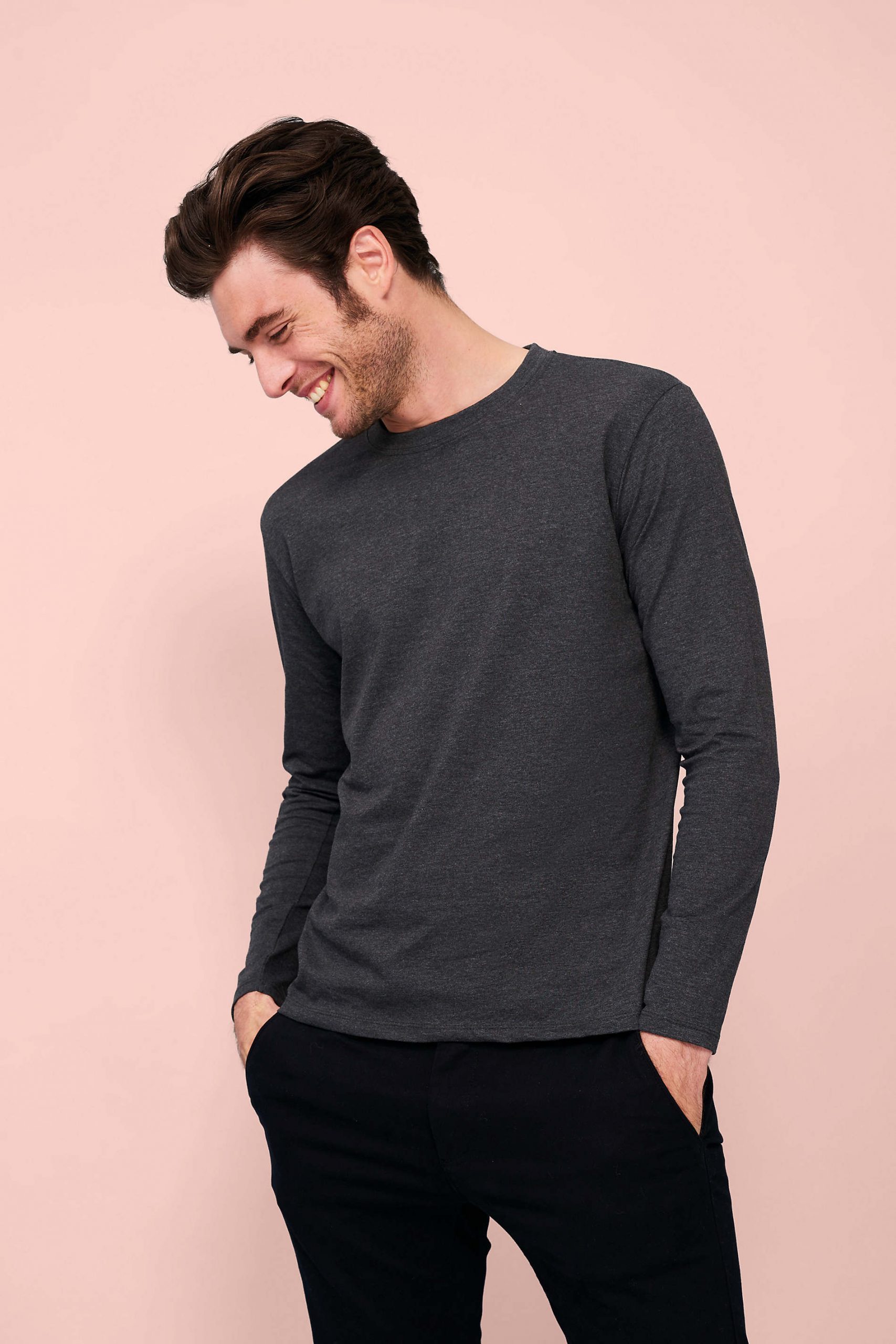 Men's Full Sleeve T-Shirt - Free Sewing Pattern (Sizes S-XL)