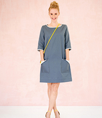 Dress With Patch Pockets (Sizes 34-44 Eur)