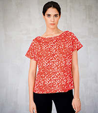 Blouse With Peter Pan Collar (Sizes 34-44 Eur)