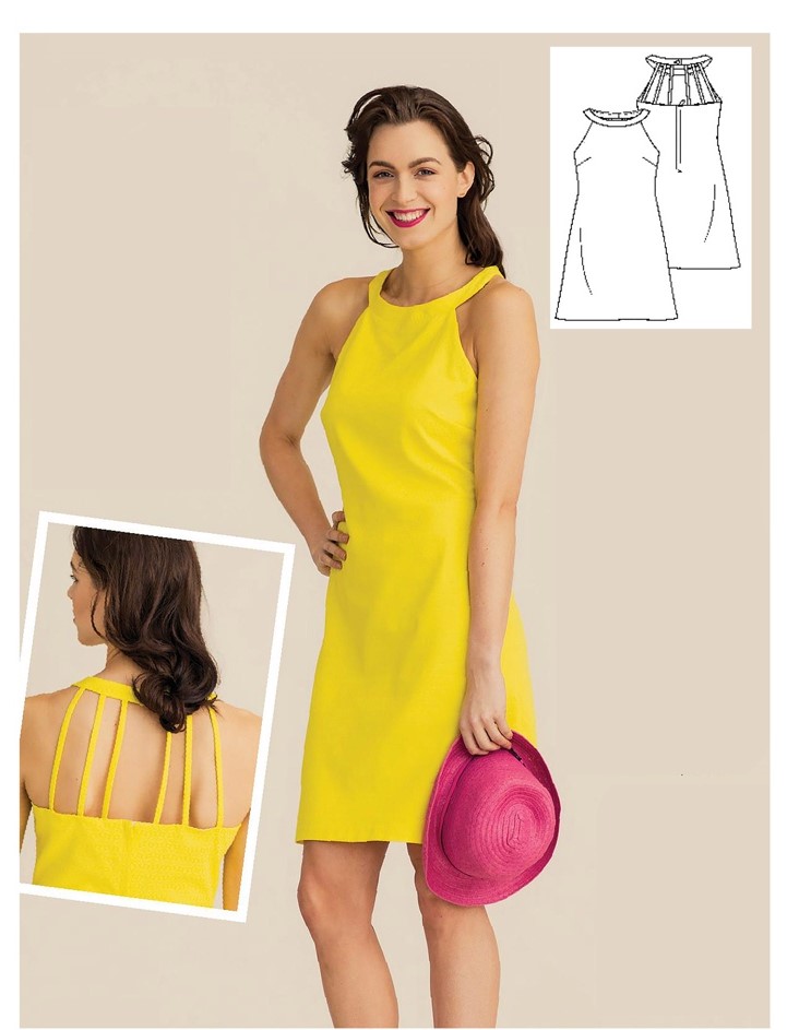 Dress Sewing Pattern For Women (Sizes 34-54 Eur)