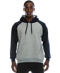 Raglan Sleeve Hoodie Sweatshirts For Men (Sizes 46-56 Eur)