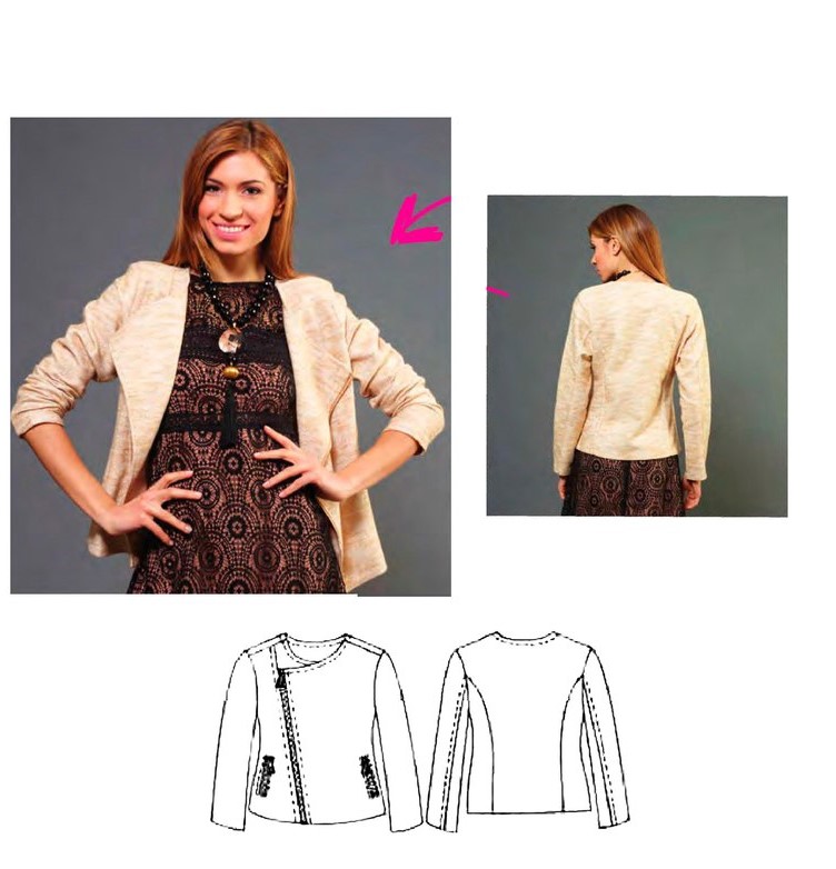 Women's Jacket Sewing Pattern (Sizes 38-44 Eur)