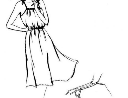 Go Vintage 3093 – Summer Dress Sewing Pattern For Women (Sizes 36-58 Eur)