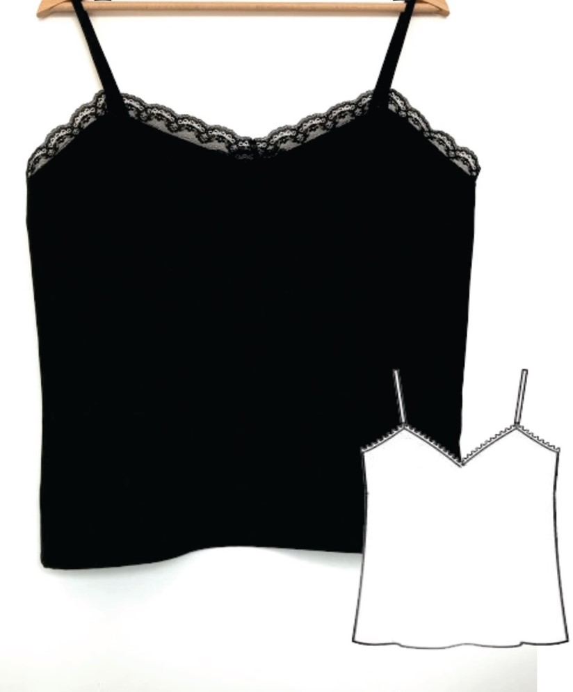 Lace Camisole Sewing Pattern (Sizes S-XL)