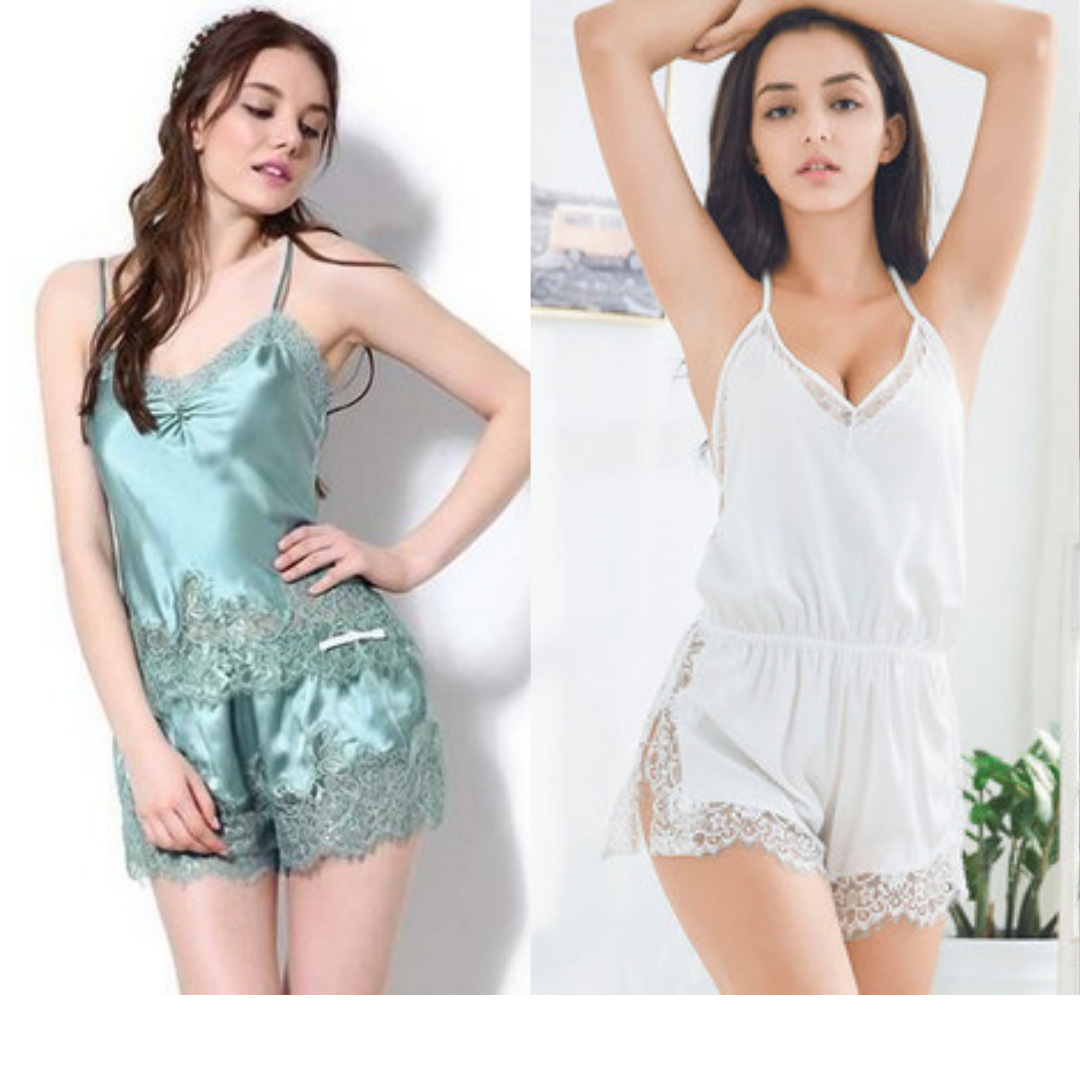 Women's Pajamas- Tank Top, Shorts And Jumpsuit (Sizes 34-46 Eur)