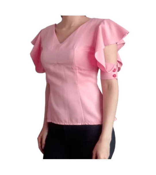 Draped Sleeve Blouse Sewing Pattern (Sizes XS-XL)