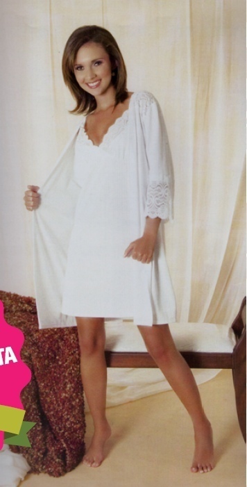 Nightgown And Bathrobe Sewing Pattern (Sizes S-Large)