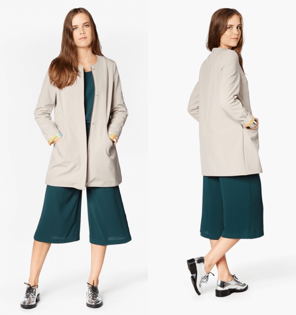 Women's Short Coat Sewing Pattern (Sizes 34-44 Eur)