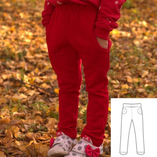 Children's Knit Pant Sewing Pattern (Sizes 2-8T)