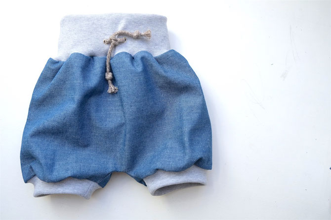 Children's Knitted Shorts Sewing Pattern (3M-6Years)