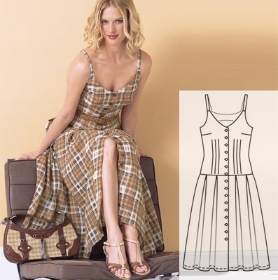 Sundress Sewing Pattern For Women (Sizes 34-44 Eur)