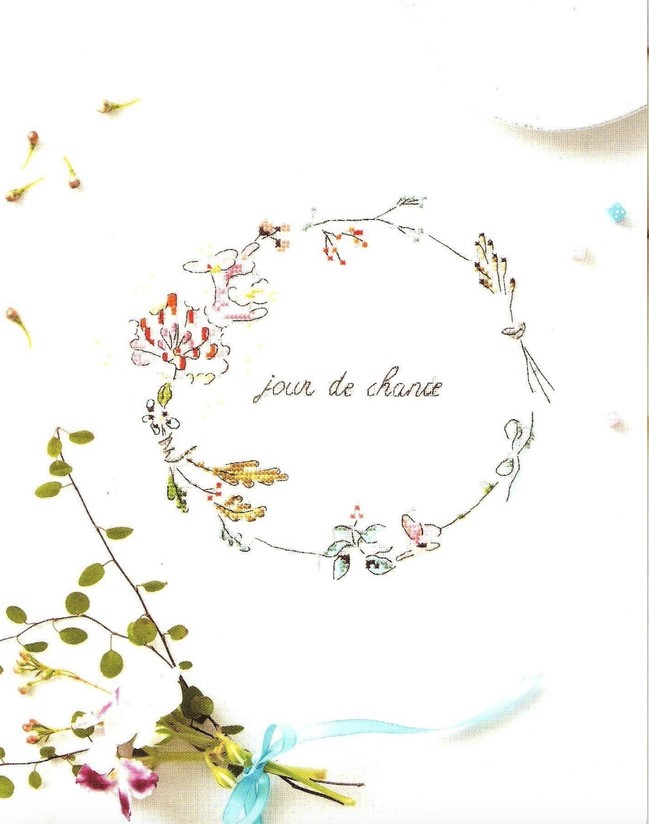 'Jour De Chance' Cross Stitch Embroidery Scheme