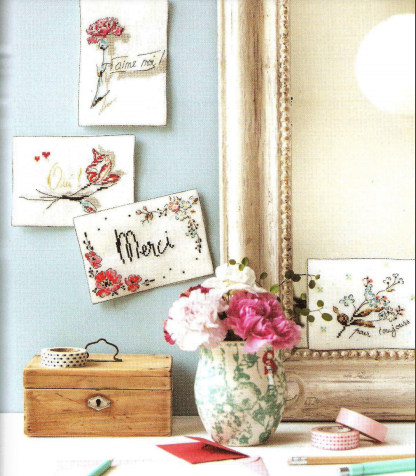 Postcards Cross Stitch Embroidery Patterns