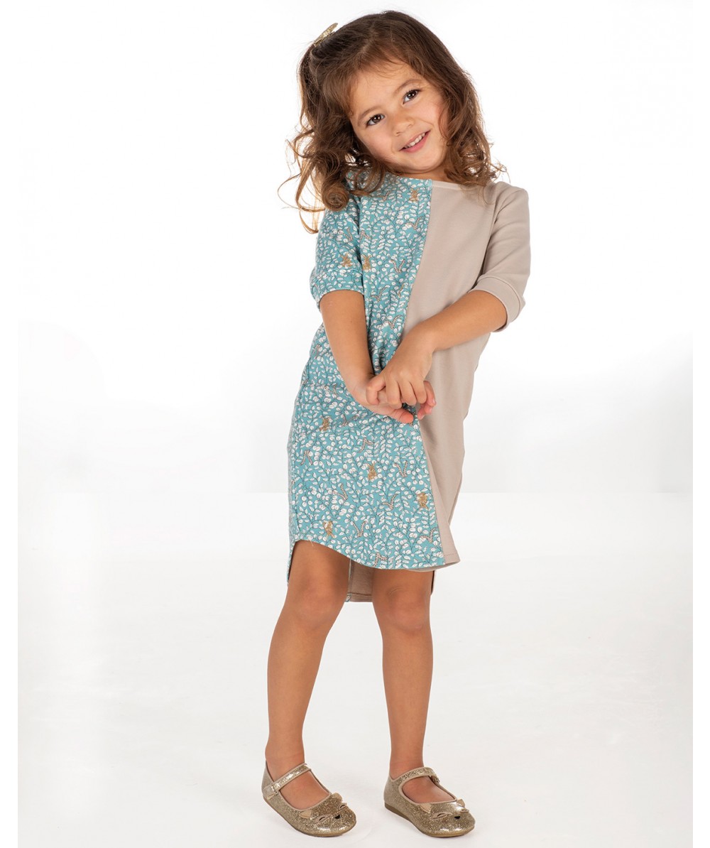 Knit Tunic Dress Sewing Pattern For Girls (Sizes 98-134)