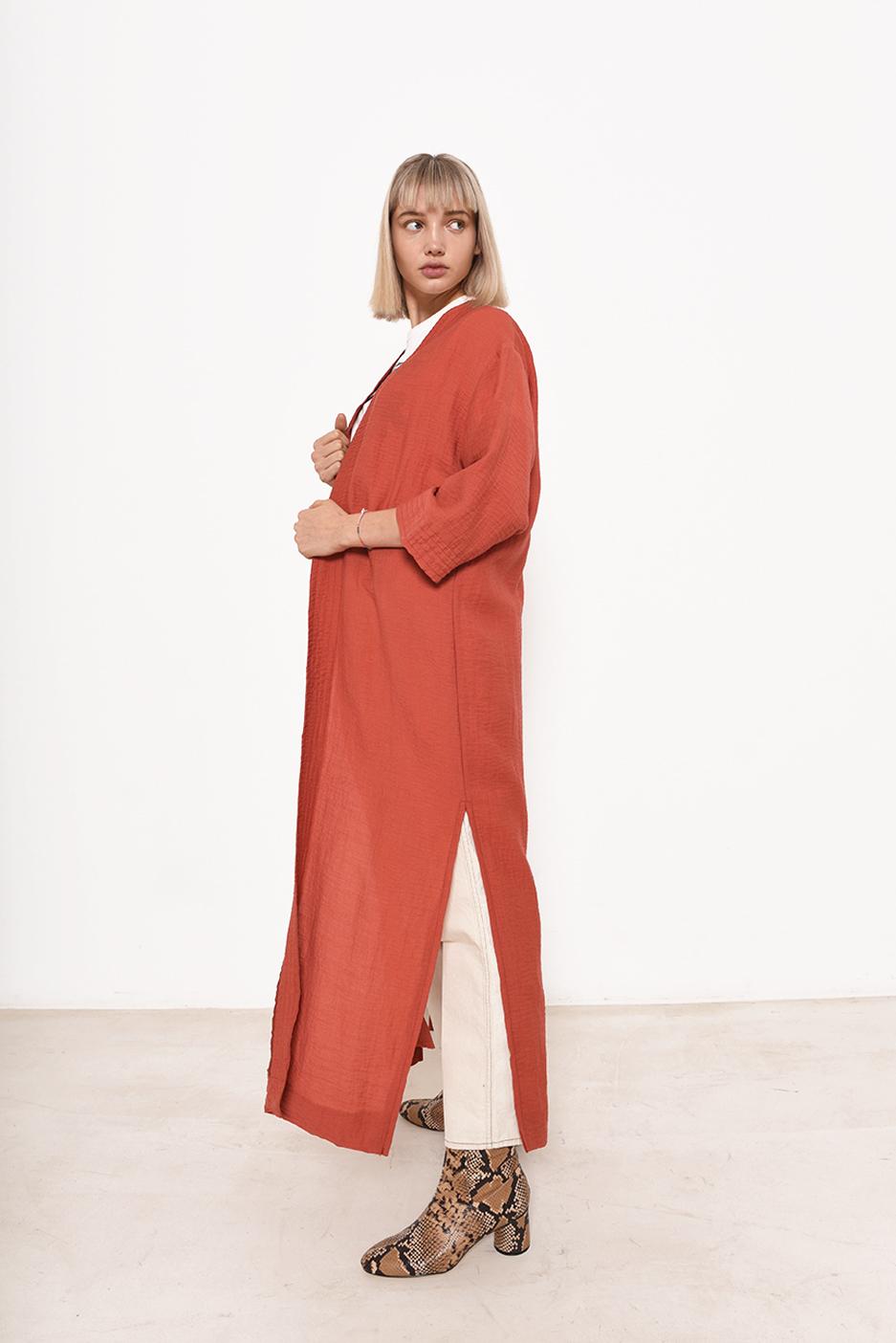 Julia Long Jacket Sewing Pattern For Women (Sizes XS - XXXL)