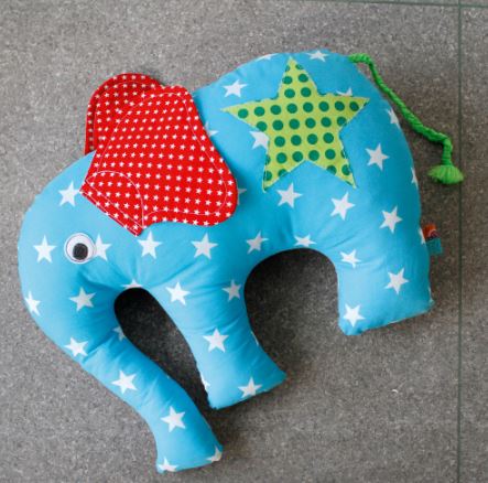 Cuddly Elephant Sewing Pattern For Children