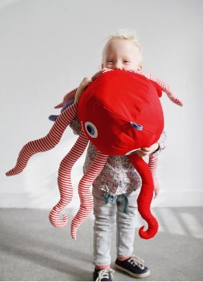 Octopus Paul Playmate Sewing Pattern For Children