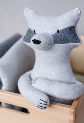 Raccoon Soft Toy Sewing Pattern