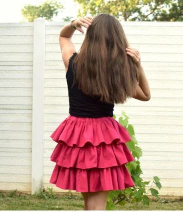 Tiered Ruffle Skirt For Any Size