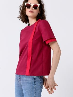 Concealed Placket Blouse Sewing Pattern (Sizes 36-42 Eur)