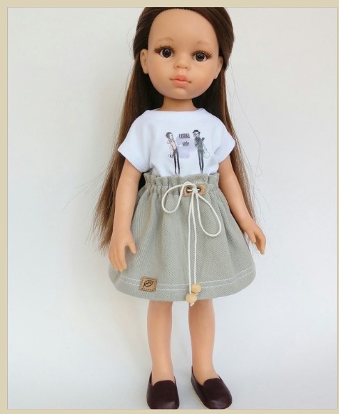 Extended Sleeve T-shirt For Doll