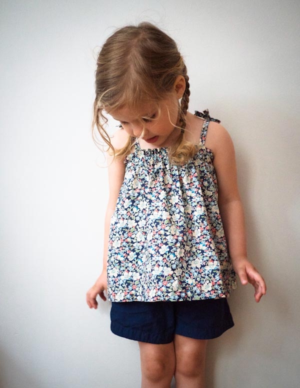 Kid’s Gathered Summer Top