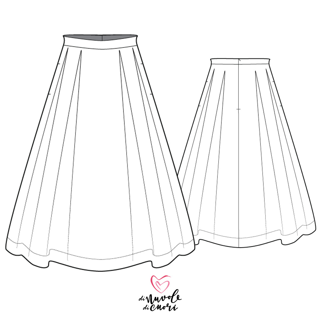 Alice Skirt Sewing Pattern For Women