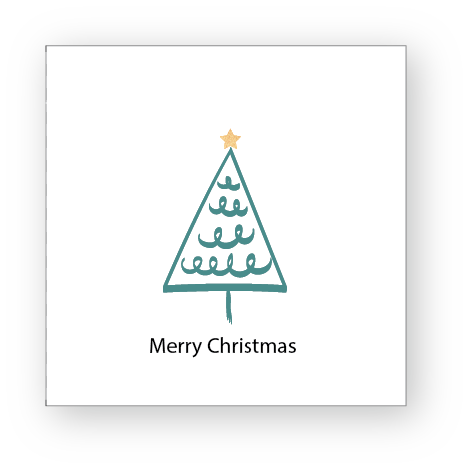 free christmas tree card