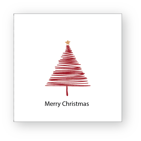 free christmas tree card