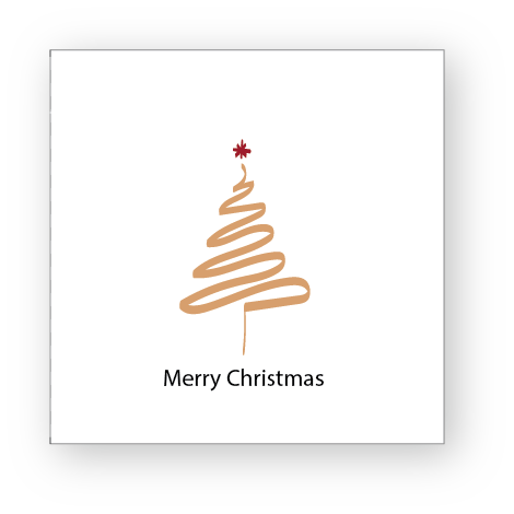 free christmas tree card