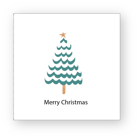 free christmas tree card