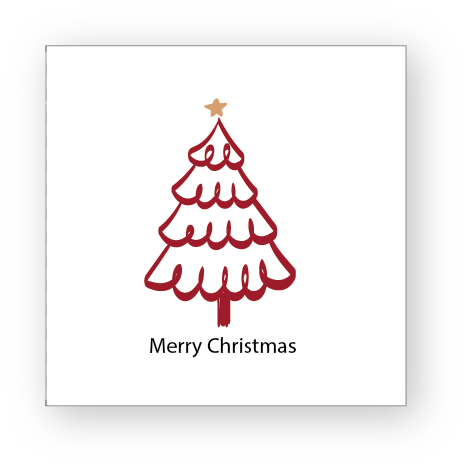 free christmas tree cards