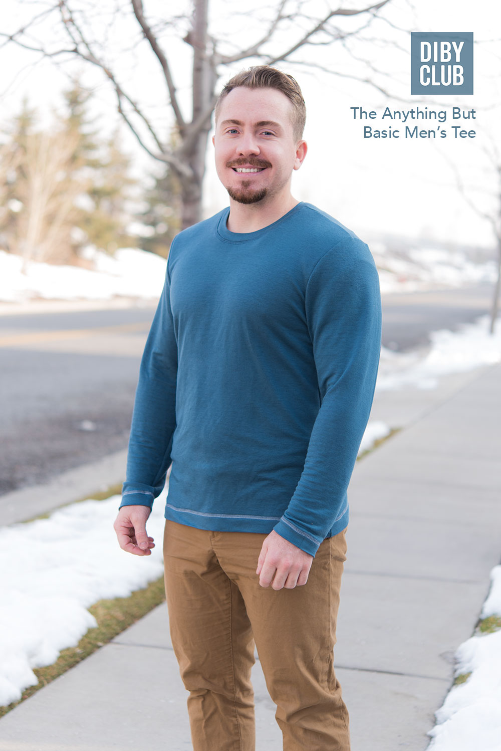 Basic Men’s Tee Sewing Pattern