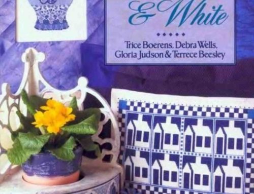 Cross Stitch In Blue And White