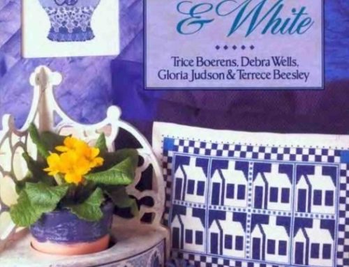 Cross Stitch In Blue And White