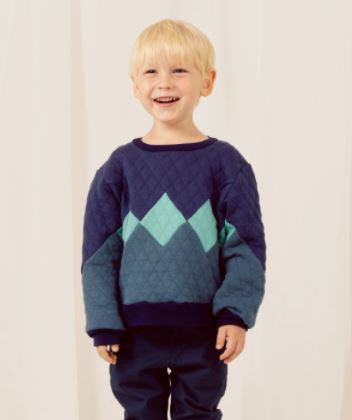 Diamond Sweater Sewing Pattern For Children