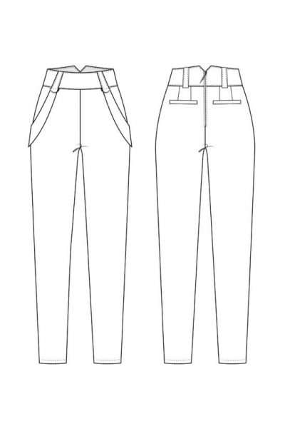 Free Women Trouser Sewing Pattern - Do It Yourself For Free