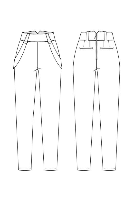 Free Women Trouser Sewing Pattern