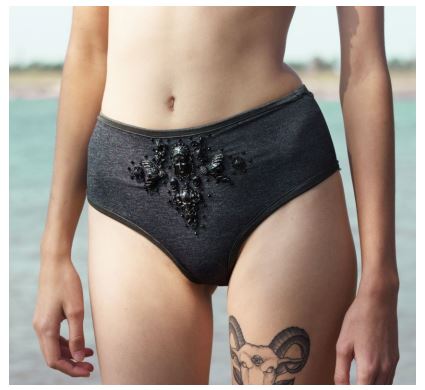 Woman Panties Or Swimsuit Bottom Pattern