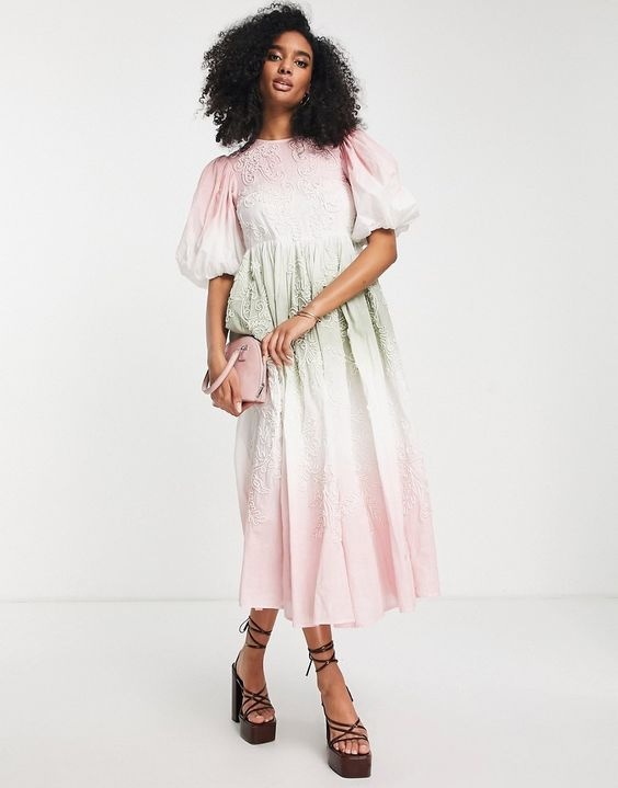 Lucinda Puffed Sleeve Maxi Dress – Free Pdf Sewing Pattern