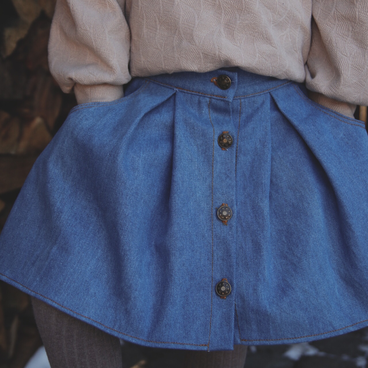 Pleated Skirt Louise Sewing Tutorial For Girls